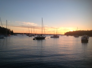 Sunset in Center Harbor